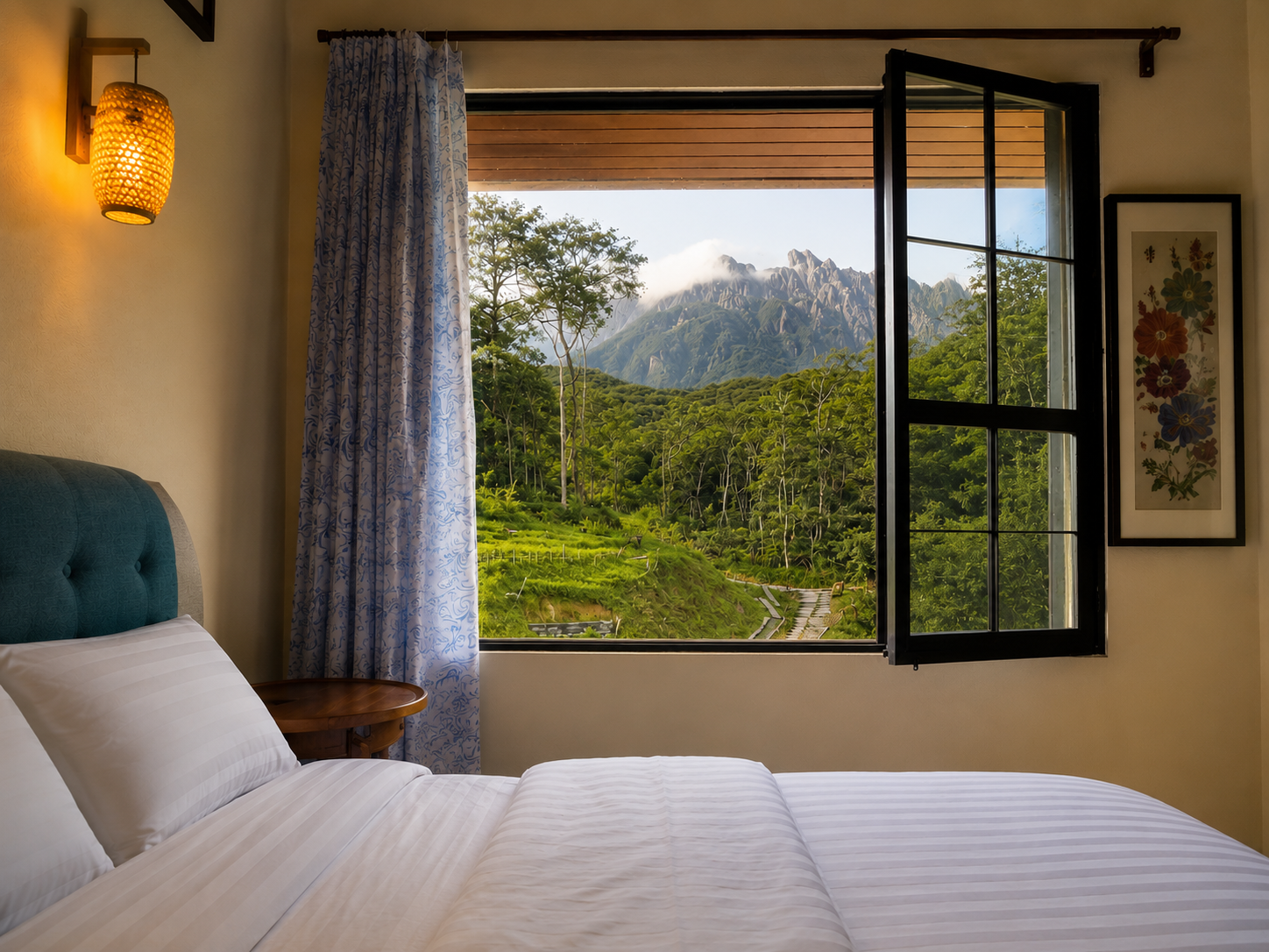 Mountain view room at Tranquera House
